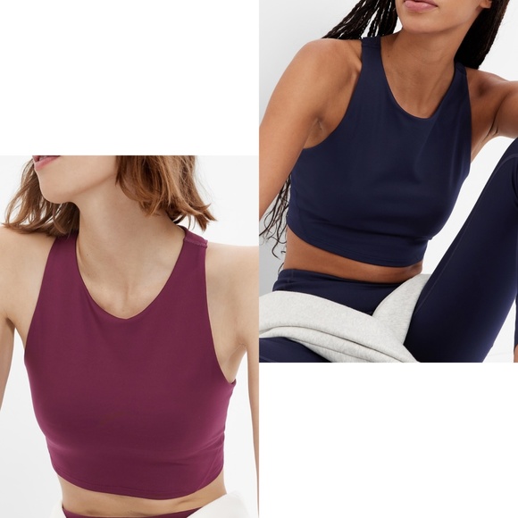GAP Tops - GAP BUNDLE GapFit Recycled Power High Neck Brami  - NWT (L)